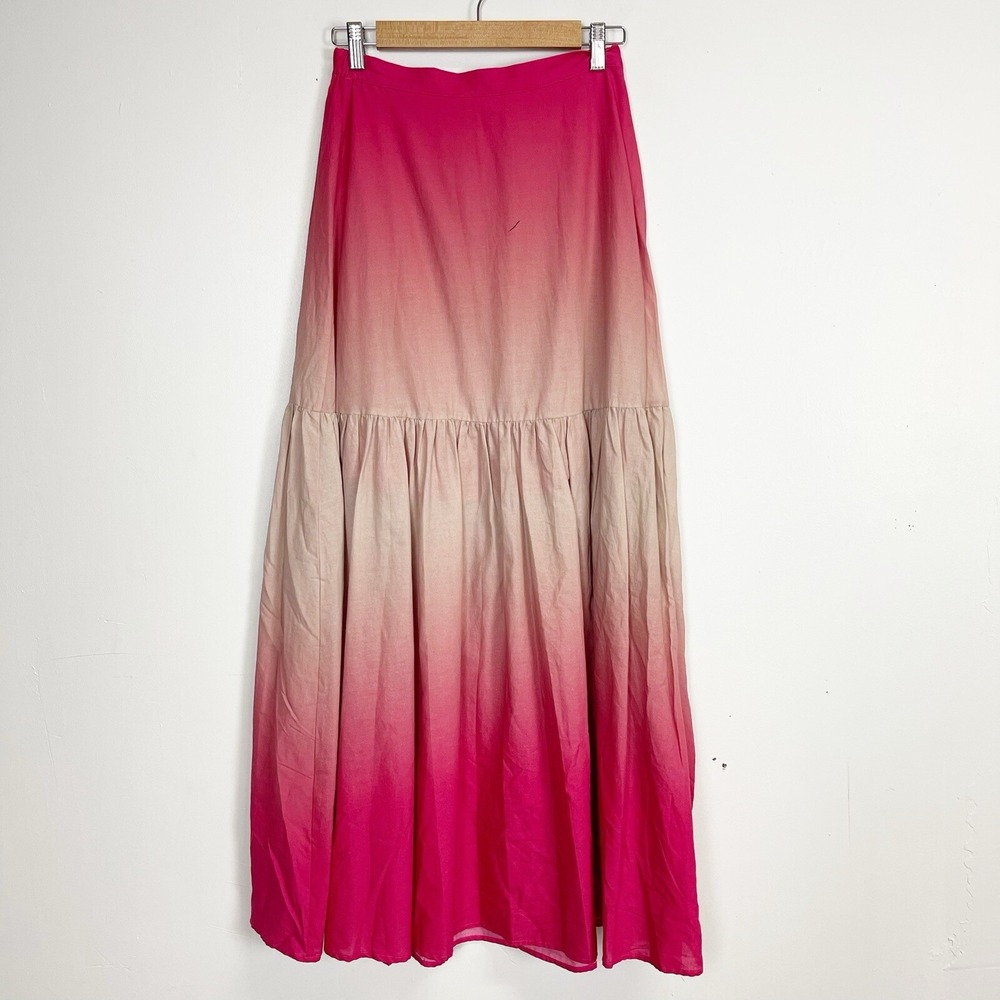 BCBGMaxAzria Skirt Womens Size XS Pink Peasant Boho Maxi Midi NWOT